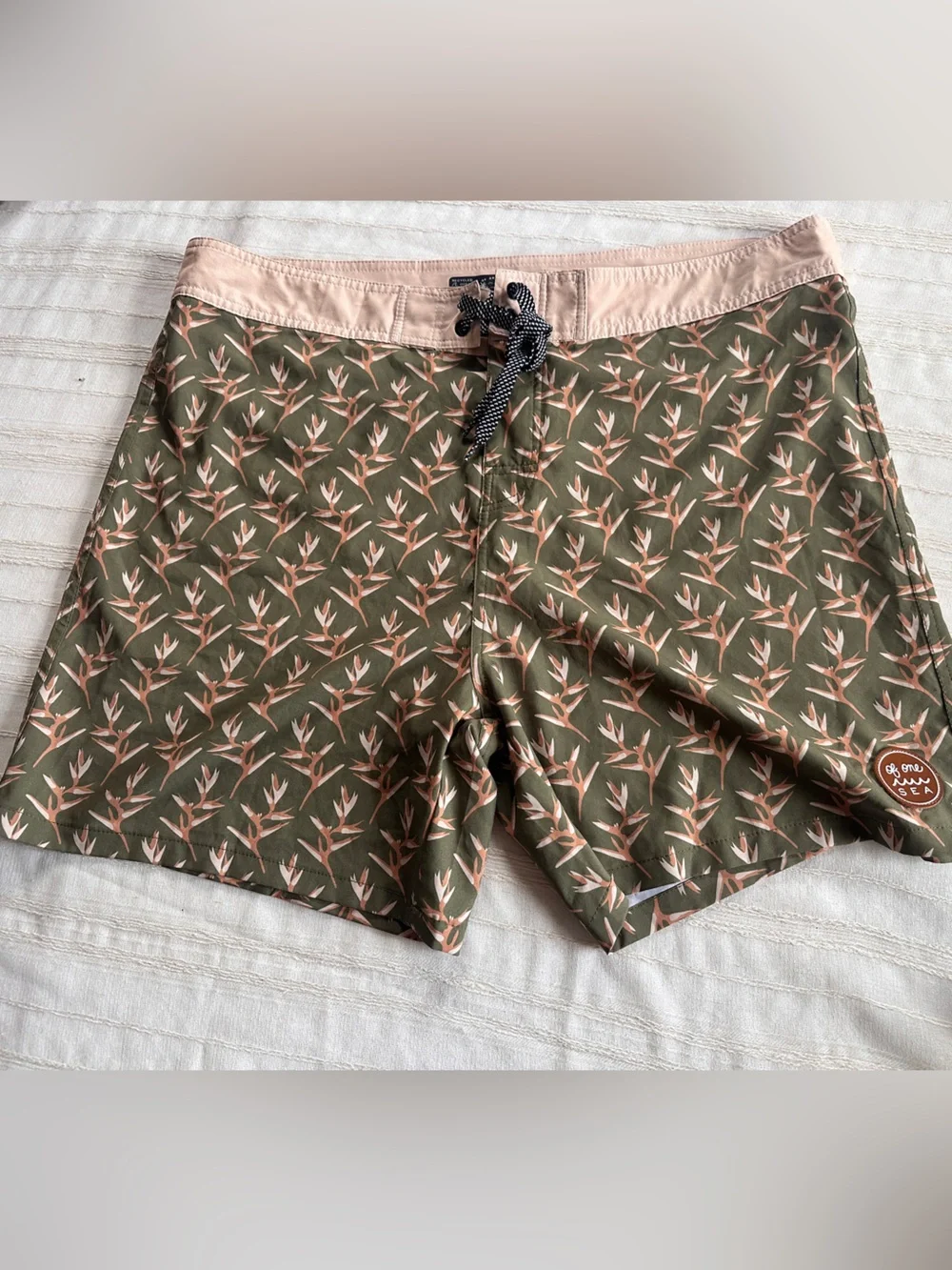OF ONE SEA Townshorts Torch Ginger Hawaiian Board Shorts | Men’s 42